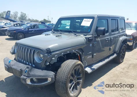 2023 Jeep Wrangler 4Xe Sahara 4X4 from USA, damaged, VIN 1C4JJXP63PW524366